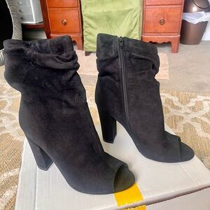Venus peep-toe booties- size 9